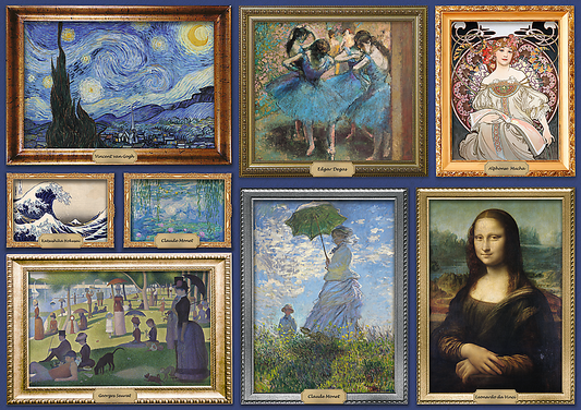 Mesterművek művészeti kollekció Trefl 1000 darabos kirakó puzzle (TR-10974) - puzzlegarden