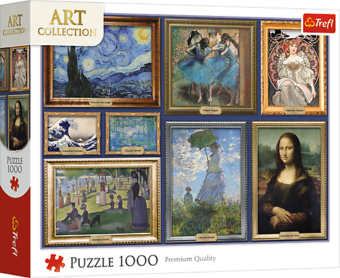 Mesterművek művészeti kollekció Trefl 1000 darabos kirakó puzzle (TR-10974) - puzzlegarden