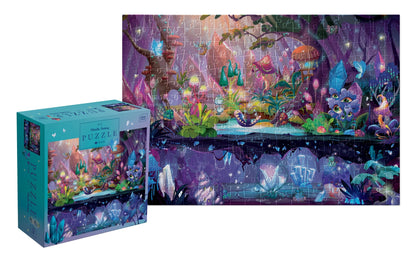 Metálfényű fantázia – Varázserdő Interdruk 500 darabos kirakó puzzle (ID-PUZ500MFMF) - puzzlegarden
