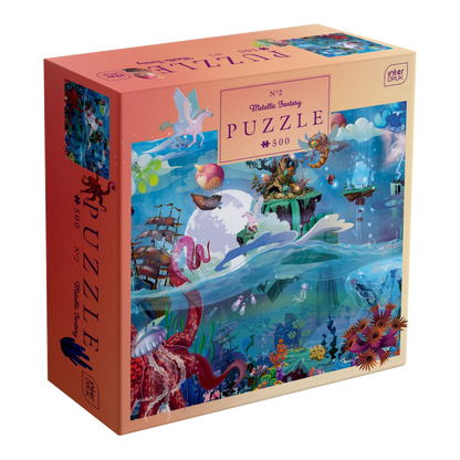 Metálfényű fantázia – Csodaország Interdruk 500 darabos kirakó puzzle (ID-5902277385598) - puzzlegarden