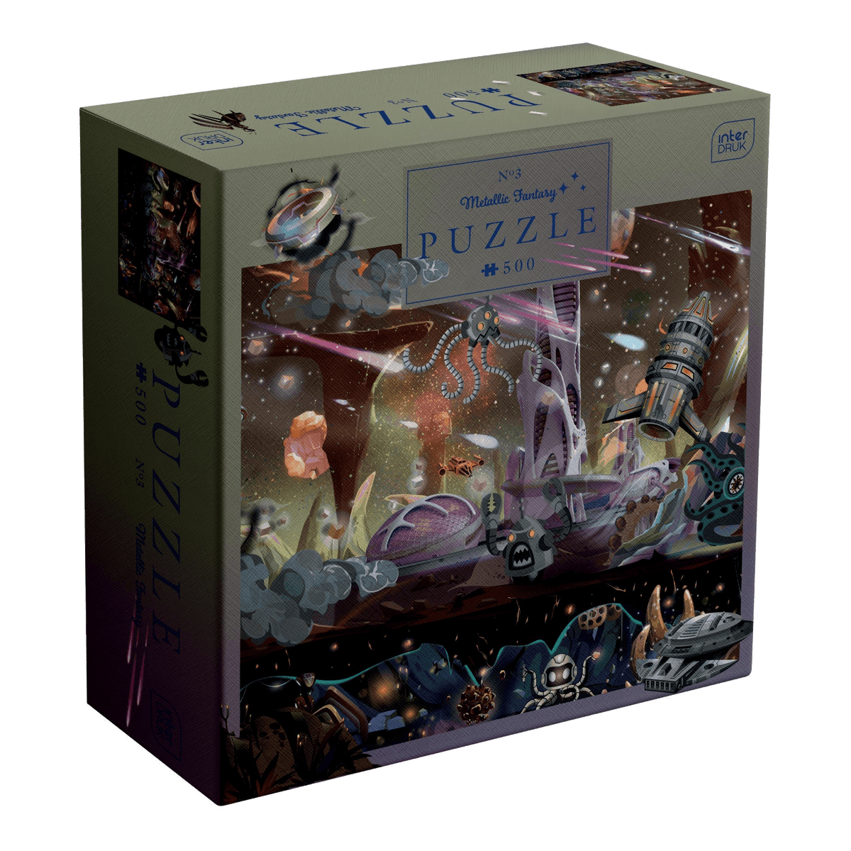 Metálfényű fantázia – Űrküldetés Interdruk 500 darabos kirakó puzzle (ID-5902277385604) - puzzlegarden