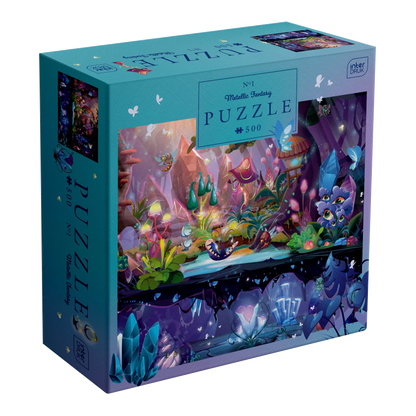 Metálfényű fantázia – Varázserdő Interdruk 500 darabos kirakó puzzle (ID-5902277385581) - puzzlegarden