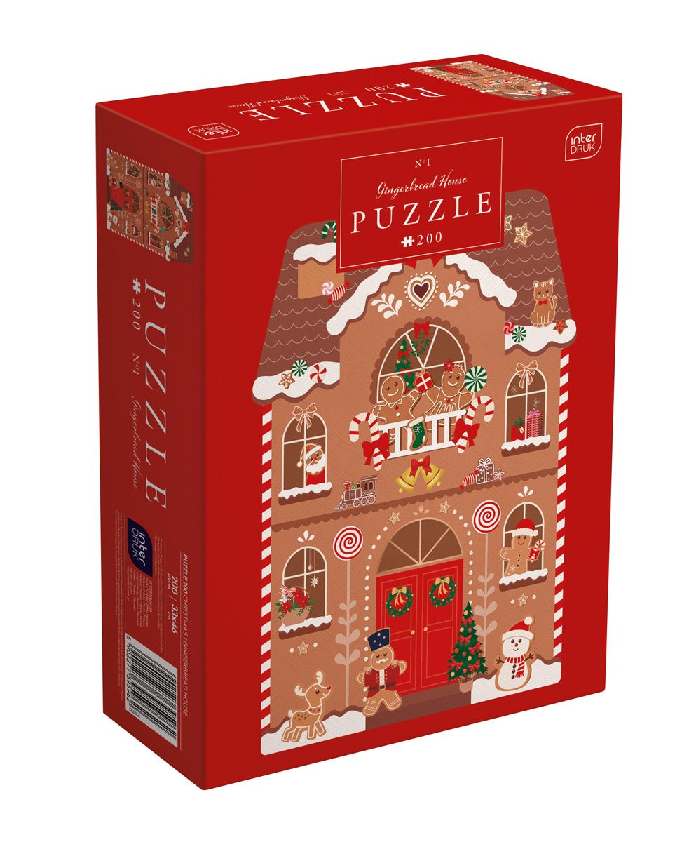 Mézeskalácsház Interdruk 200 darabos kirakó puzzle (ID-5902277395962) - puzzlegarden
