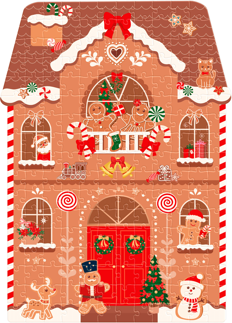 Mézeskalácsház Interdruk 200 darabos kirakó puzzle (ID-5902277395962) - puzzlegarden