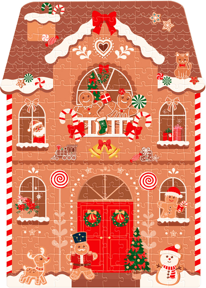 Mézeskalácsház Interdruk 200 darabos kirakó puzzle (ID-5902277395962) - puzzlegarden