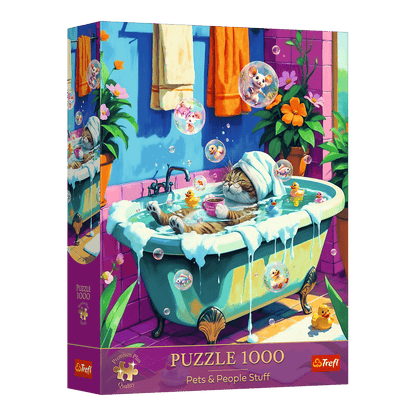 Miaú, pihenés, ismétlés Trefl 1000 darabos kirakó puzzle (TR-12141) - puzzlegarden