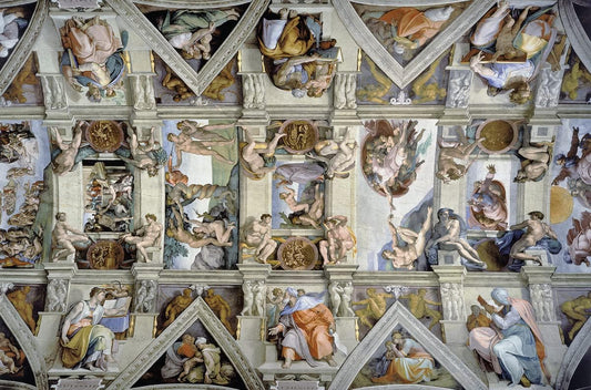 Michelangelo - Sixtus-kápolna mennyezetfreskója Ravensburger 5000 darabos kirakó puzzle (RA-17429 4005556174294) - puzzlegarden