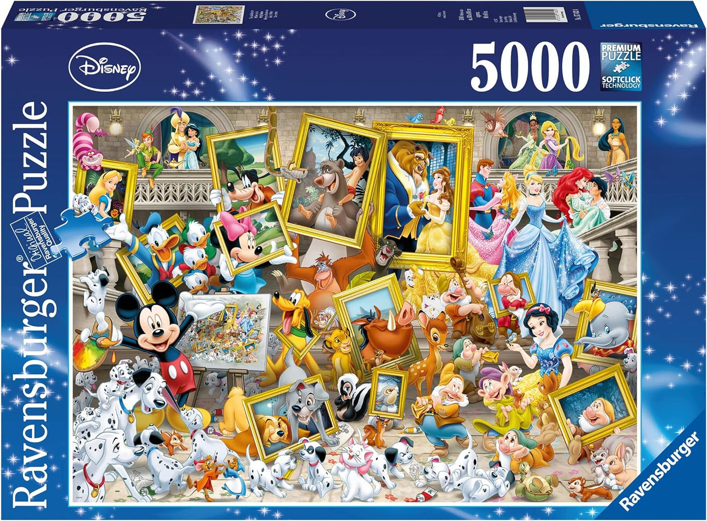 Mickey a Művész Ravensburger 5000 darabos kirakó puzzle (RA-17432 4005556174324) - puzzlegarden