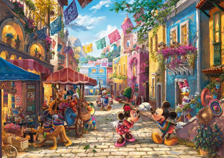 Mickey és Minnie Mexikóban Schmidt Spiele 6000 darabos kirakó puzzle (SCH - 57397 4001504573973) - puzzlegarden