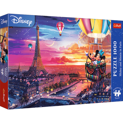 Mickey és Minnie Párizsban Trefl 1000 darabos kirakó puzzle (TR - 10917) - puzzlegarden