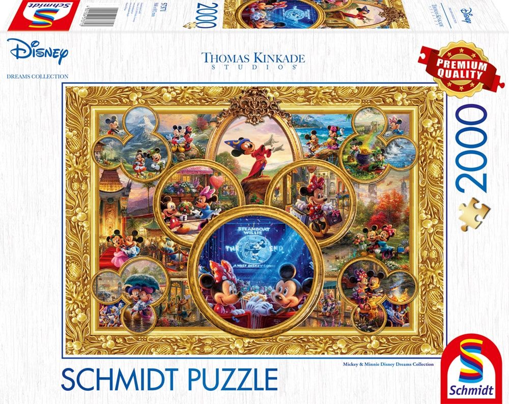 Mickey & Minnie Disney Dreams Kollekció Schmidt 2000 darabos kirakó puzzle (SCH-57371 4001504573713) - puzzlegarden