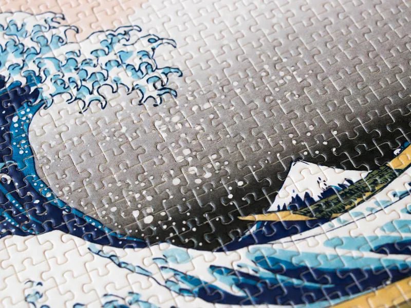 Mikro kirakó – Hokusai: A nagy hullám Londji 600 darabos kirakó puzzle (LN-PZ204U) - puzzlegarden