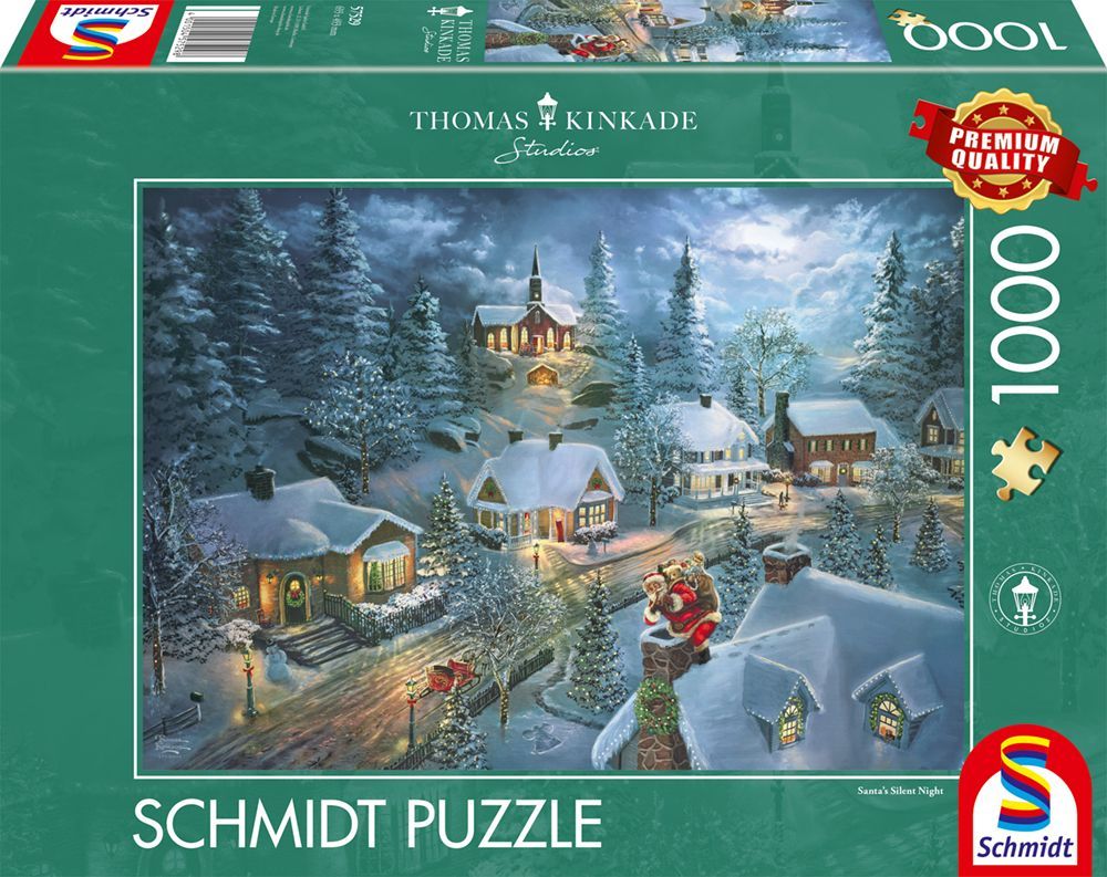 Mikulás csendes éjszakája Schmidt Spiele 1000 darabos kirakó puzzle (SCH-57529) - puzzlegarden