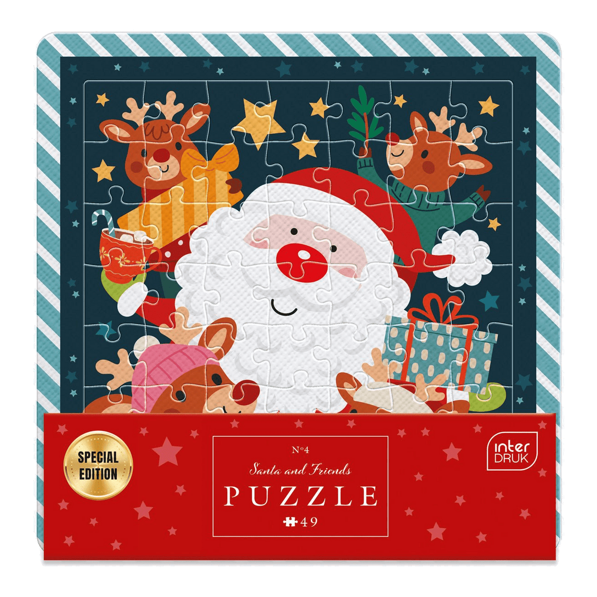 Mikulás és barátai Interdruk 49 darabos kirakó puzzle (ID-5902277395931) - puzzlegarden