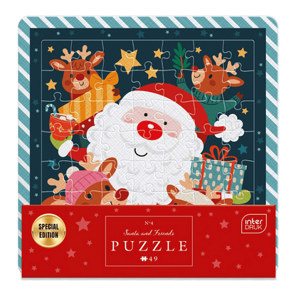 Mikulás és barátai Interdruk 49 darabos kirakó puzzle (ID-5902277395931) - puzzlegarden