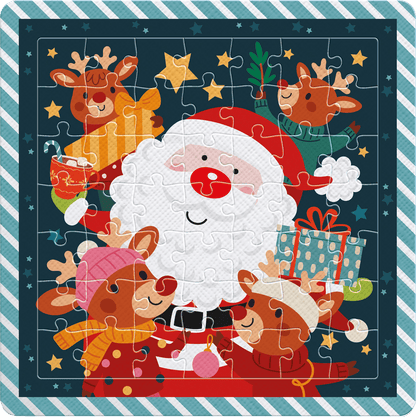 Mikulás és barátai Interdruk 49 darabos kirakó puzzle (ID-5902277395931) - puzzlegarden