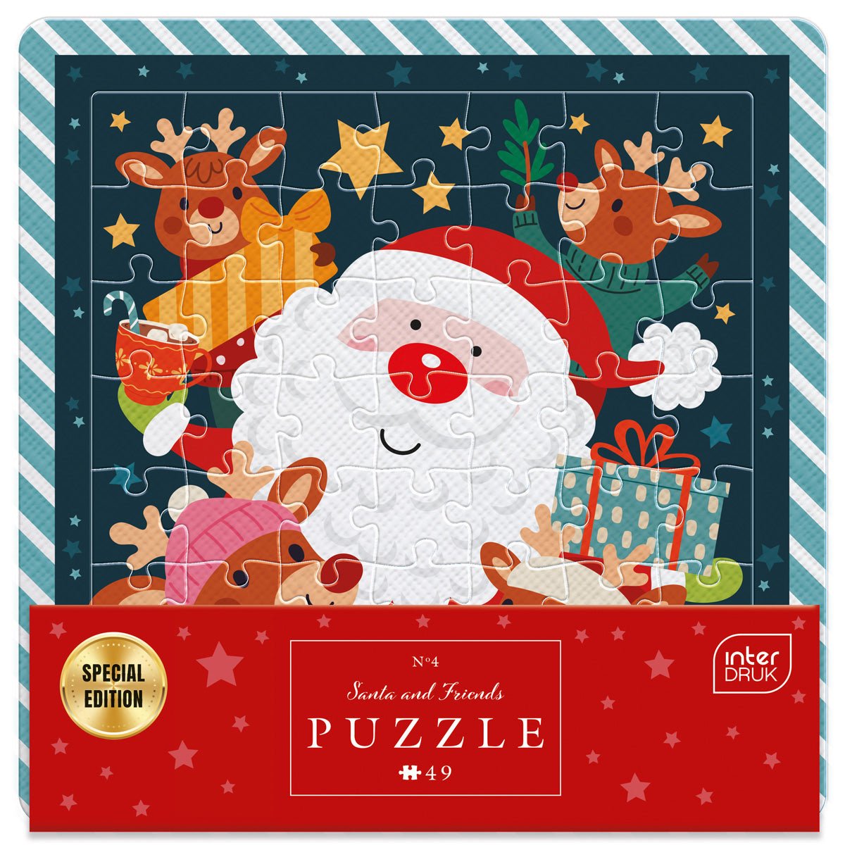 Mikulás és barátai Interdruk 49 darabos kirakó puzzle (ID-5902277395931) - puzzlegarden