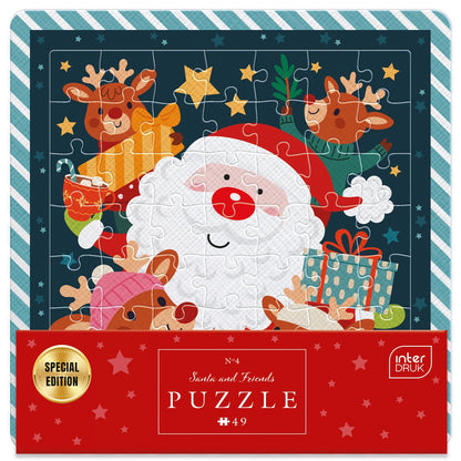 Mikulás és barátai Interdruk 49 darabos kirakó puzzle (ID-5902277395931) - puzzlegarden