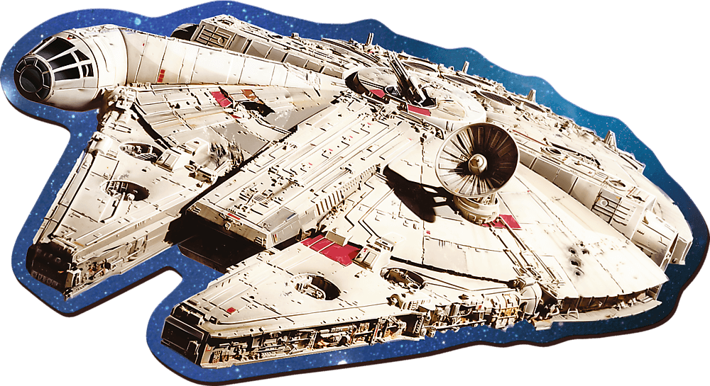 Millennium Falcon - Ezeréves Sólyom - FA kirakó Trefl Wood Craft 160 darabos kirakó puzzle (TR-20189 5900511201895) - puzzlegarden