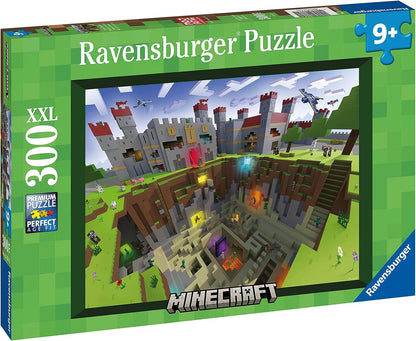 Minecraft - világ Ravensburger 300 darabos kirakó puzzle (RA - 13334 4005556133345) - puzzlegarden