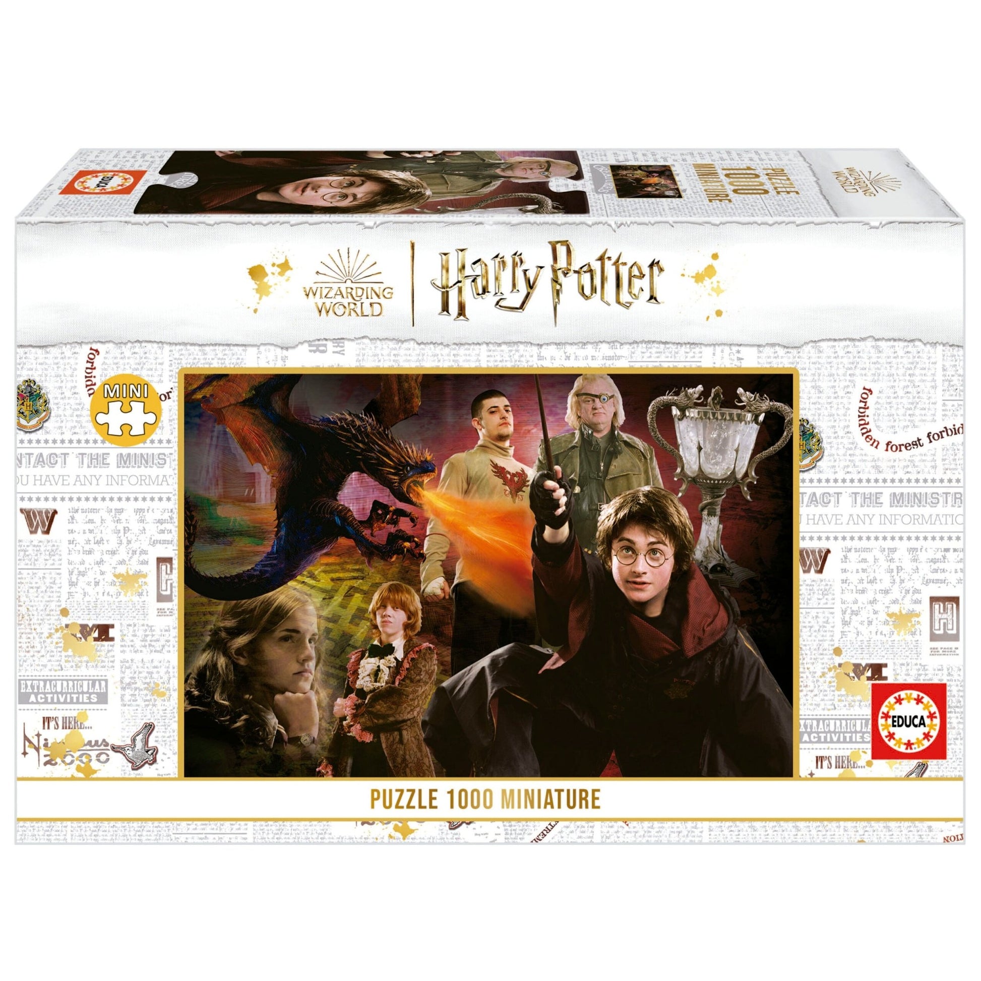 MiNi Puzzle - Harry Potter és a Trimágus Tusa Educa 1000 darabos kirakó puzzle (ED-19491 8412668194915) - puzzlegarden