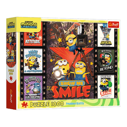 Minyonok 3 – Filmkockák Trefl 1000 darabos kirakó puzzle (TR-10992) - puzzlegarden