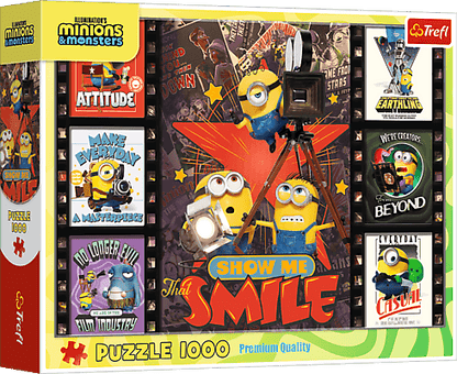 Minyonok 3 – Filmkockák Trefl 1000 darabos kirakó puzzle (TR-10992) - puzzlegarden