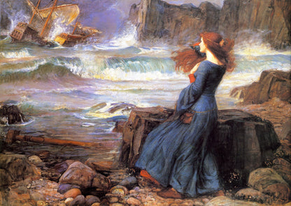 Miranda a viharban – John William Waterhouse Enjoy 1000 darabos kirakó puzzle (EN - 1548 5949194015481) - puzzlegarden