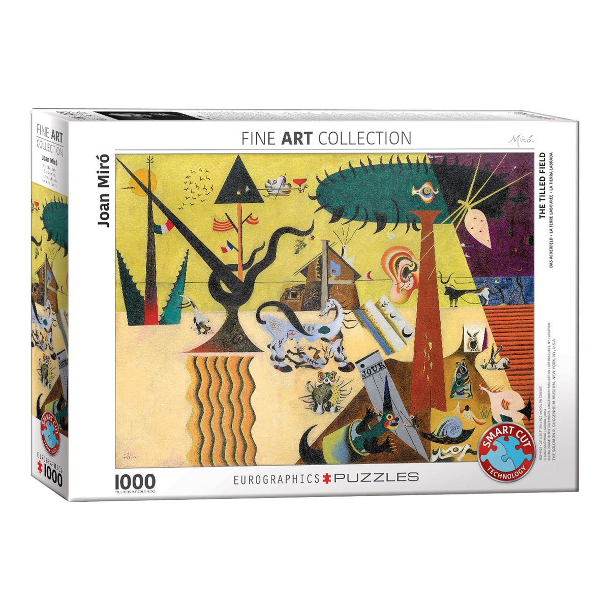 Miró - A Művelt Mező Eurographics 1000 darabos kirakó puzzle (EUR-6000-0858) - puzzlegarden