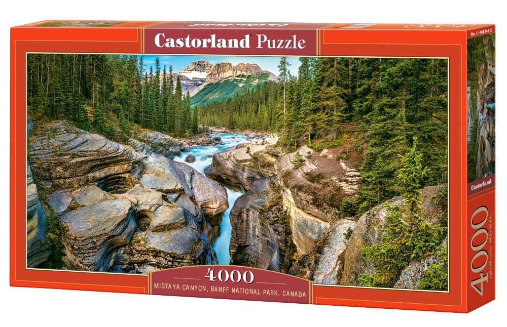 Mistaya Canyon, Banff Nemzeti Park, Kanada Castorland 4000 darabos kirakó puzzle (C-400348 5904438400348) - puzzlegarden