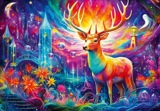 Misztikus szarvas Trefl 1000 darabos kirakó puzzle (TR - 10933) - puzzlegarden