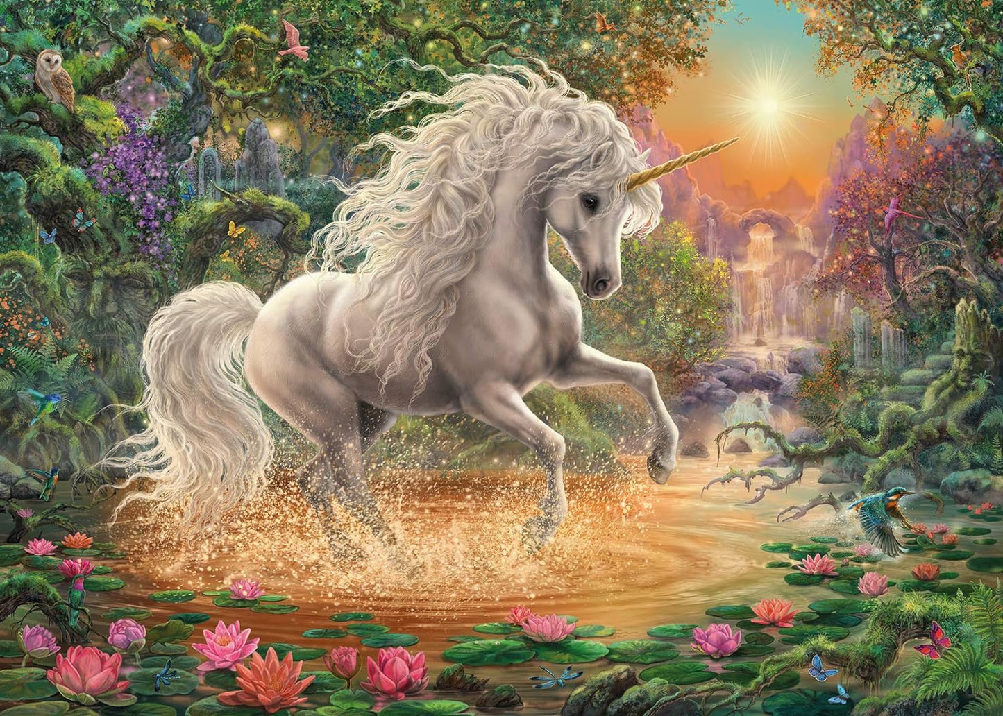 Misztikus Unicornis Ravensburger 1000 darabos kirakó puzzle (RA-19793 4005556197934) - puzzlegarden