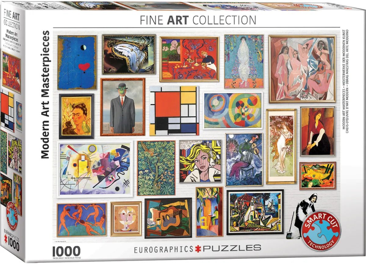 Modern művészeti remekművek Eurographics 1000 darabos kirakó puzzle (EUR-6000-6178) - puzzlegarden