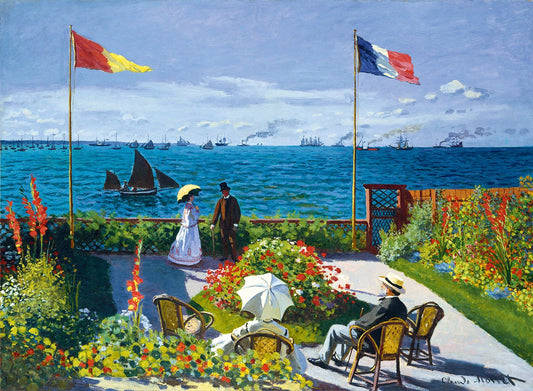 Monet - A Kert Sainte-Adresse-ben Bluebird 3000 darabos kirakó puzzle (BB-60158 3663384601583) - puzzlegarden
