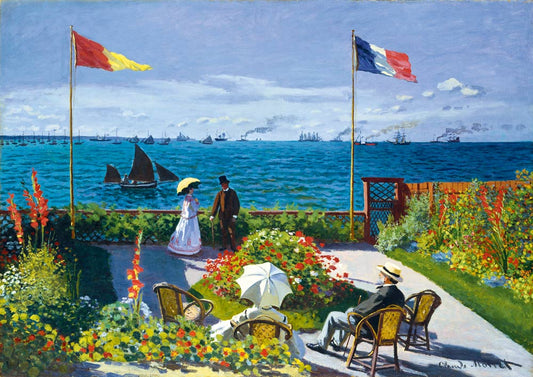 Monet - A Kert Sainte-Adresse-ben Bluebird 1000 darabos kirakó puzzle (BB-60238 36633846ö2382) - puzzlegarden