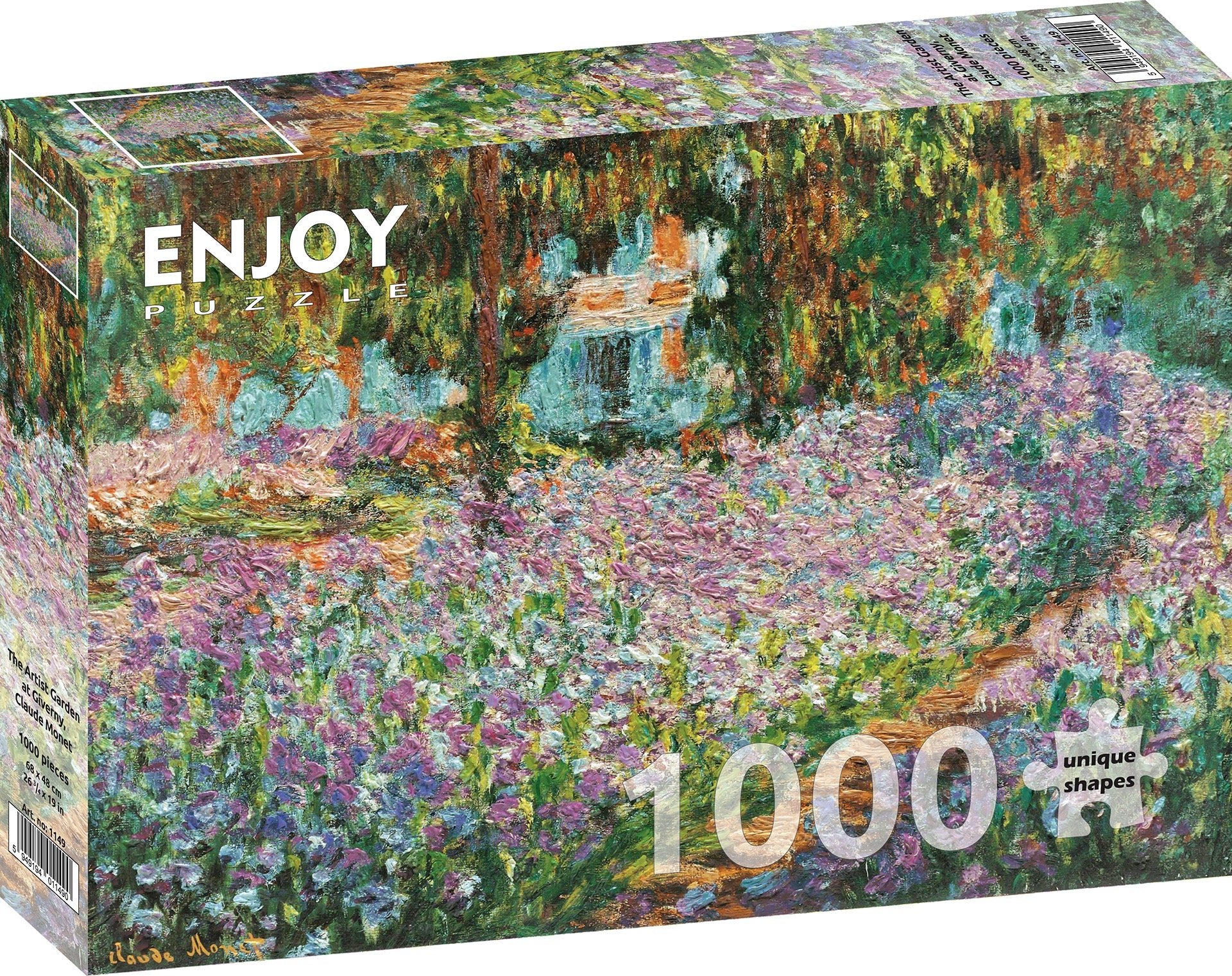 Monet - A Művész Kertje Enjoy 1000 darabos kirakó puzzle (EN-1149 5949194011490) - puzzlegarden