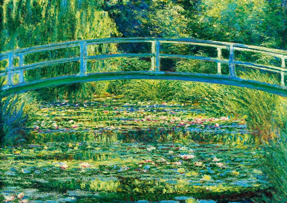 Monet - A Vizililiom-tó Bluebird 1000 darabos kirakó puzzle (BB-60239 3663384602399) - puzzlegarden