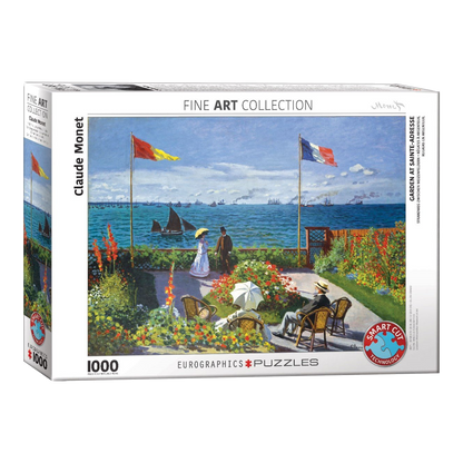 Monet – Kert Sainte-Adresse-ban Eurographics 1000 darabos kirakó puzzle (EUR-6000-6039) - puzzlegarden