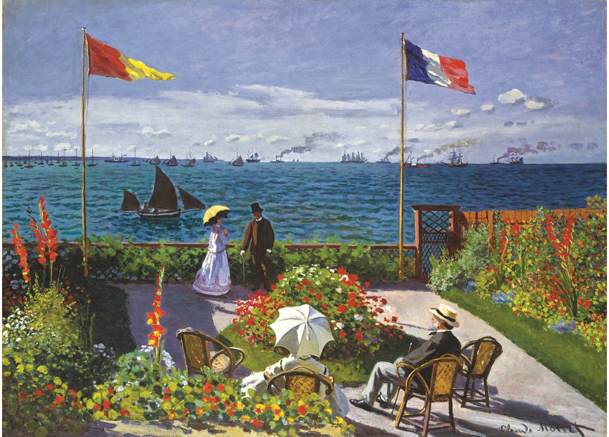 Monet – Kert Sainte-Adresse-ban Eurographics 1000 darabos kirakó puzzle (EUR-6000-6039) - puzzlegarden