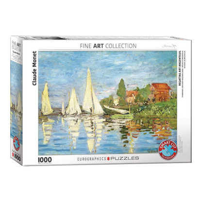 Monet – Regatta Argenteuil-ben Eurographics 1000 darabos kirakó puzzle (EUR-6000-6040) - puzzlegarden