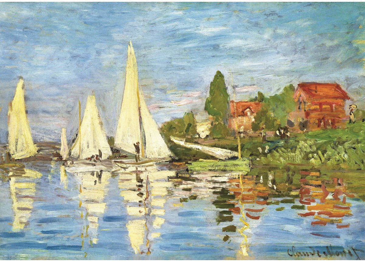 Monet – Regatta Argenteuil-ben Eurographics 1000 darabos kirakó puzzle (EUR-6000-6040) - puzzlegarden