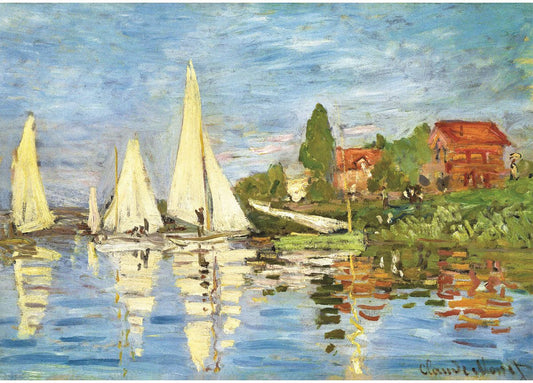 Monet – Regatta Argenteuil-ben Eurographics 1000 darabos kirakó puzzle (EUR-6000-6040) - puzzlegarden