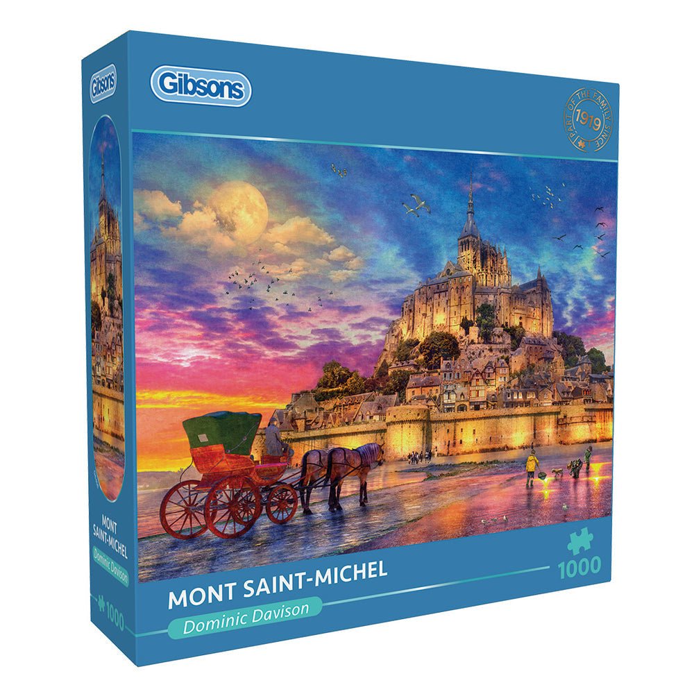 Mont Saint - Michel Gibsons 1000 darabos kirakó puzzle (G - G6408 5012269064087) - puzzlegarden