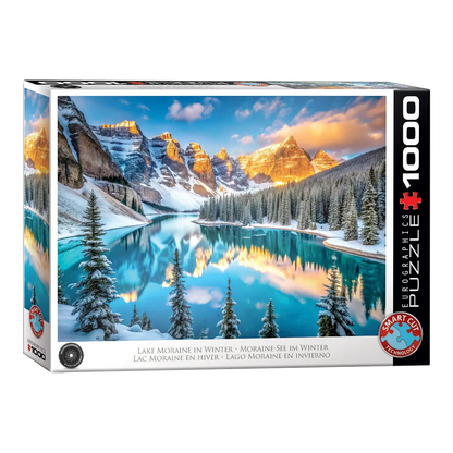 Moraine-tó télen Eurographics 1000 darabos kirakó puzzle (EUR-6000-6101) - puzzlegarden