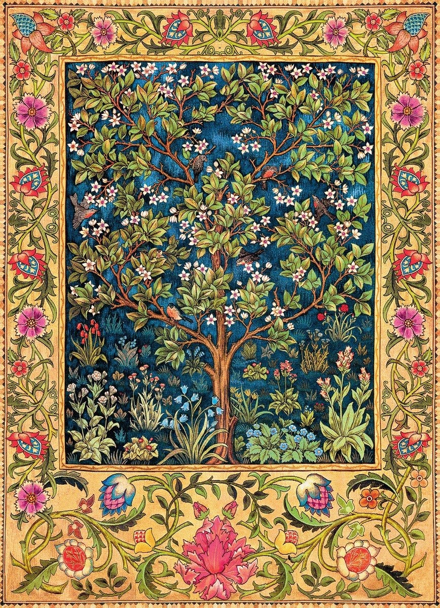 Morris - Az élet fája – falikárpit Eurographics 1000 darabos kirakó puzzle (EUR-6000-5609) - puzzlegarden