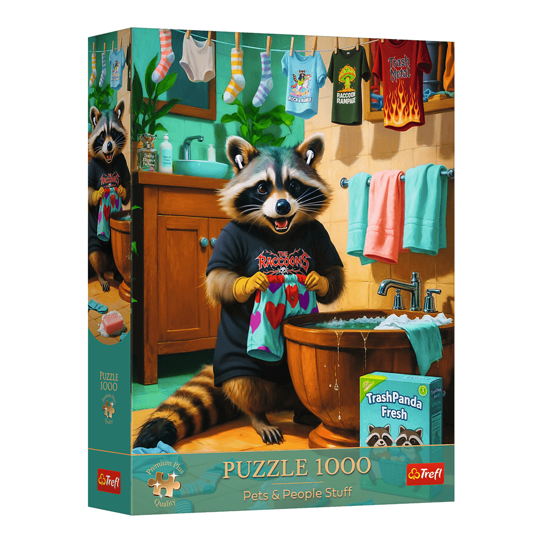 Mosónap a mosómedvénél Trefl 1000 darabos kirakó puzzle (TR-12139) - puzzlegarden