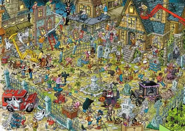 Movie Set No. 2 – Szellemváros Ravensburger 1000 darabos kirakó puzzle (RA-12001895) - puzzlegarden