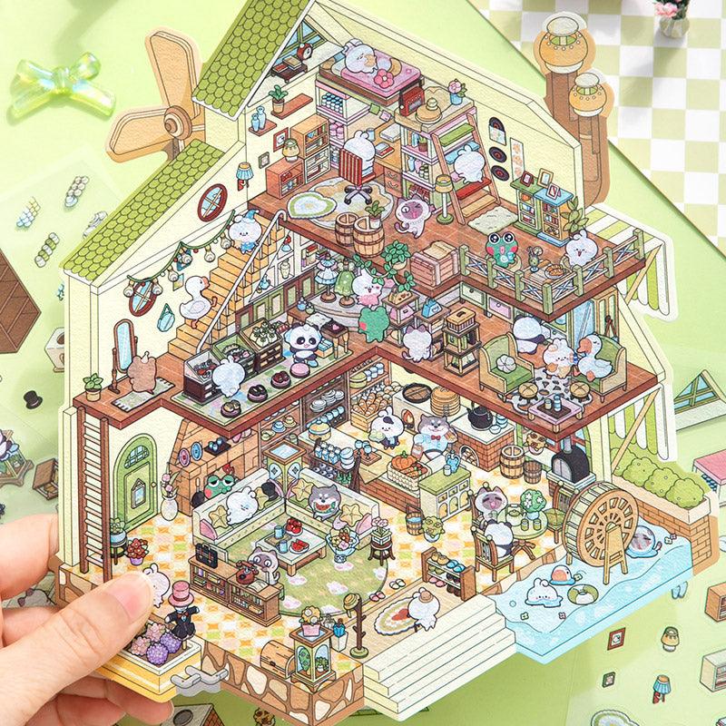 Mozgó kastély - matricajelenet Simno 1 darabos kirakó puzzle (SN-6941776319672) - puzzlegarden