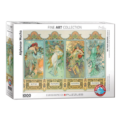 Mucha - A Négy Évszak Eurographics 1000 darabos kirakó puzzle (EUR-6000-0824) - puzzlegarden