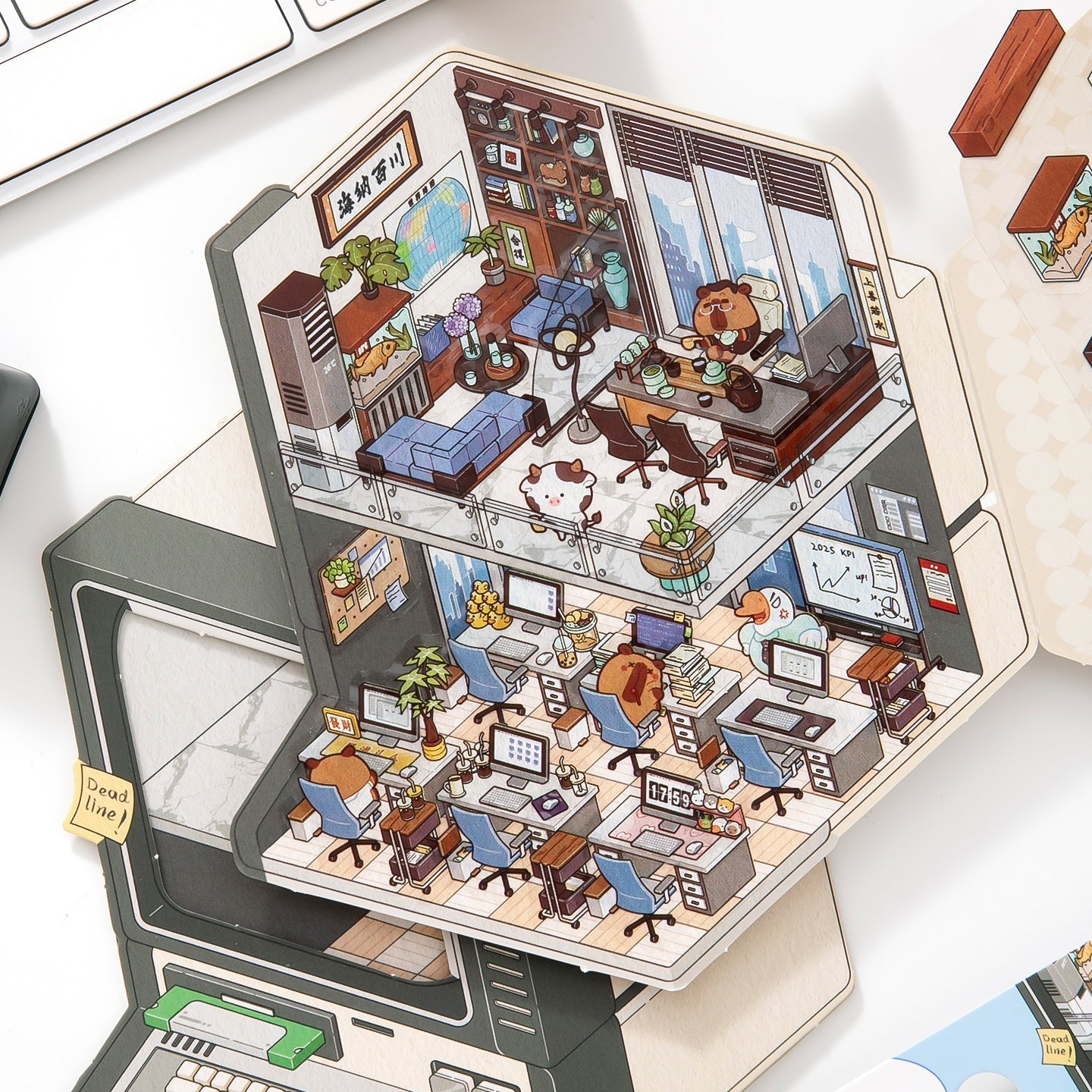 Munka - matricajelenet Simno 1 darabos kirakó puzzle (SN-6941776325024) - puzzlegarden